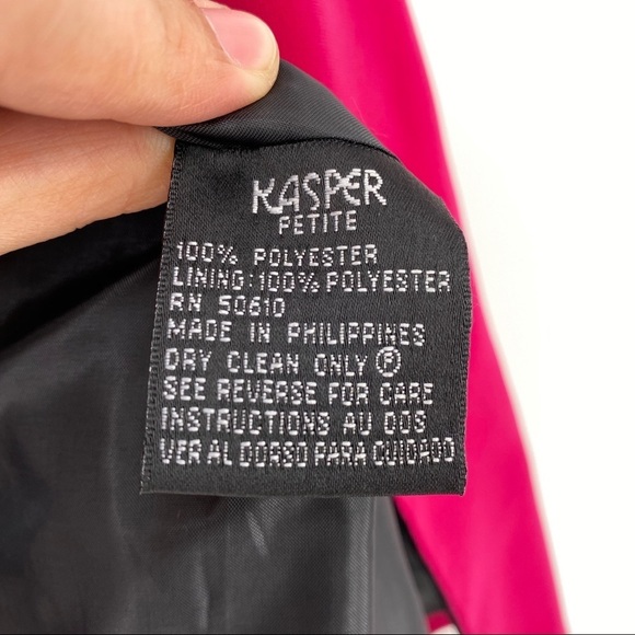 Kasper Women's Blazer & Skirt Work Outfit Set Pink - Picture 6 of 8